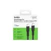 Кабель USB-C > USB-C заряджання/синхронізації Belkin 3м, 240Вт, Type-C, плетений, чорний - 2