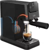 Кавоварка Beko ріжкова 1.1л, мелена, ручний капучинатор, підігрів чашок, авторецептів - 2, дисплей, чорний - 6