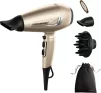 Фен Rowenta Pro Expert Tresor Collection, 2200Вт, 3 режими, іоніз-я, дифузор, 2 концентратора,  хол. обдув, чохол, заколка, бронзовий - 1