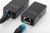 Подовжувач DIGITUS USB, USB 2.0, для використання з кабелем Cat5/5e/6 UTP, STP або SFT, до 50 м, чорний - 2