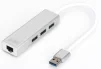 Хаб DIGITUS USB-A > 3xUSB-A/RJ45 - 1