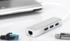 Хаб DIGITUS USB-A > 3xUSB-A/RJ45 - 4
