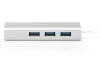 Концентратор DIGITUS USB-C - USB 3.0 3 Port Hub + Gigabit Ethernet - 3