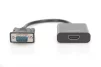 Адаптер DIGITUS VGA > HDMI (M/F), Full HD - 3