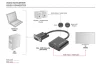 Адаптер DIGITUS VGA > HDMI (M/F), Full HD - 4