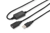 Подовжувач DIGITUS USB 2.0 Active Cable, A/M-A/F, 15м, чорний - 5