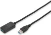 Подовжувач DIGITUS USB 3.0 Active Cable, A/M-A/F, 5м, чорний - 5