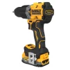 Дриль-шуруповерт акумуляторний безщітковий ударний DeWALT DCD805E1T - 5