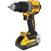Дриль-шурупокрут акумуляторний безщітковий ударний DeWALT DCD805H2T - 2