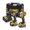 Набір з двох інструментів безщіткових DeWALT DCK268P2T - 1