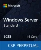 Програмний продукт Microsoft Windows Server 2025 Standard - 16 Core License Pack - 1
