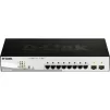 Комутатор D-Link DGS-1210-08P 8x1GE PoE, 2xSFP - 1