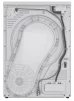 Сушильна машина Gorenje тепловий насос, 8кг, А++, 60см, дисплей, білий - 10
