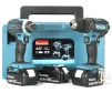 Набір із двох акумуляторних інструментів Makita DLX2131JX1 LXT 18В дриль-шурупокрут DHP482Z гвинтоверт DTD152Z акб 3х3А·год кейс - 10