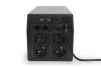 Джерело безперебійного живлення DIGITUS 1000VA/600W, LCD, RJ45, RS232, USB, 4xSchuko - 6