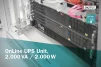 Джерело безперебійного живлення DIGITUS 2000VA/2000W, RTU2, LCD, RJ45, RS232, USB, 8xC13 - 7