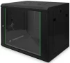 Шафа DIGITUS 19", 9U, Wall Mounting Dynamic Basic, 600x450 мм, 60кг максимально, чорна - 5
