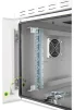 Шафа DIGITUS 19", 12U, вулична, металеві двері, 600x600 мм, 100кг максимально, IP55, сіра - 2