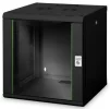 Шафа DIGITUS 19", 12U, Wall Mounting Unique, 600x600 мм, 100кг максимально, чорна - 1