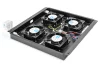Блок вентиляторів DIGITUS 19" Roof, 4 fans, thermostat, RAL 9005 - 5