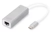 Адаптер DIGITUS USB-C - 10/100/1000 Mbps Ethernet - 1
