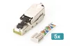 Конектор DIGITUS CАТ 6A RJ45 Field Termination, STP, 5шт. - 1
