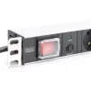 Пристрій розподілу електроживлення DIGITUS 1U, 7xSchuko, 16A, 250V, вимикач, OLP, вилка Schuko - 2