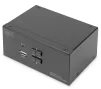 Комутатор DIGITUS Desktop DisplayPort KVM, 2 Port, Dual Display, 4K - 10
