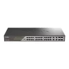 Комутатор D-Link DSS-200G-28MP 24xGE PoE, 4xSFP/GE, 370W, Некерований - 1