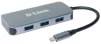 USB-Концентратор D-Link DUB-2335 3xUSB3.0, 1xUSB-C/PD, 1xHDMI 1.4b, 1xGE, USB-C - 1