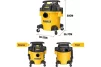 Пилосос професійний DeWalt 1050Вт 15кПа контейнер 20л 6.2кг - 2