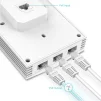 Точка доступу TP-LINK EAP655 WALL AX3000, 1xGE, 3xGE out, PoE - 4