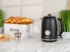 Електрочайник Ardesto Vintage Dream 1.8л, Strix, метал, чорний матовий - 4