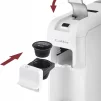 Кавоварка Catler капсульна Porto 0.8л, капсули, мелена кава, механічне керування, + бокс для адаптерів та капсул, білий - 8