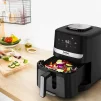 Мультипіч Tefal Easy Fry Silence Vision, 1670Вт, чаша-5л, сенсорне керув., 10 програм, з віконцем, пластик, чорний - 4