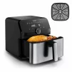Мультипіч Tefal Easy Fry Mega, 1700Вт, чаша-7.5л, сенсорне керув., 8 програм, пластик, чорний - 2