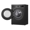 Пральна машина LG фронтальна, 7кг, 1200, A+++, 44см, дисплей, пара, інвертор, чорний - 5
