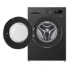 Пральна машина LG фронтальна, 9кг, 1200, A+++, 55см, дисплей, пара, інвертор, чорний - 4