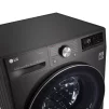 Прально-сушильна машина LG фронтальна, 10.5(7)кг, 1400, А, 56см, дисплей, пара, інвертор, чорний - 11