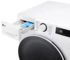 Пральна машина LG фронтальна, 10кг, 1400, A, 57см, дисплей, пара, інвертор, білий - 16