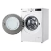 Пральна машина LG фронтальна, 10кг, 1400, A, 57см, дисплей, пара, інвертор, білий - 7