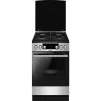 Плита Hansa комбінована, 50х60см, 65л, чавун, газ контр., дисплей, нержавіюча сталь - 1