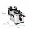 Фритюрниця Tefal Filtra Pro, 2400Вт, ємність-3л, механічне керув., від 150°C до 190°C нержавіюча сталь, чорний - 3