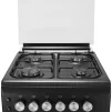 Плита Ardesto газова, 50л, 50x60см, скляна кришка, електропідпал, підсвічування, термометр, каво адаптер, відкидна шухляда,  форсунки LPG (підключення газового балона), чорний - 6