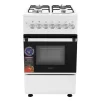 Плита Ardesto газова, 50л, 50x60см,  електропідпал, таймер,  форсунки LPG (підключення газового балона), білий - 3