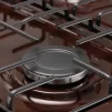 Плита Ardesto газова, 58л, 60x60см, скляна кришка, електропідпал, підсвічування, таймер, термометр, відкидна шухляда, форсунки LPG (підключення газового балона), коричневий - 7