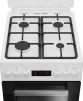 Плита Beko комбінована, 60л, 50x60см, дисплей, конвекція, чавун, білий - 5