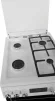 Плита Beko комбінована, 60л, 50x60см, дисплей, конвекція, чавун, білий - 11