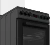 Плита Beko комбінована, 60л, 50x60см, дисплей, конвекція, чавун, чорний - 3