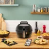 Мультипіч Tefal ActiFry & Grill Genius, 1500Вт, чаша-4л, сенсорне керув., підкл. до смартфону, авто перемішування, пластик, чорно-золотий - 7